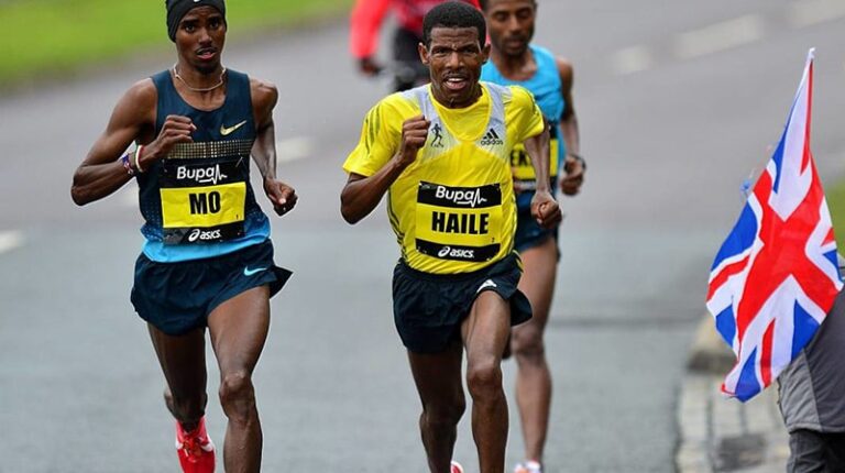 Haile Gebrselasie pulverizó el récord mundial de maratón